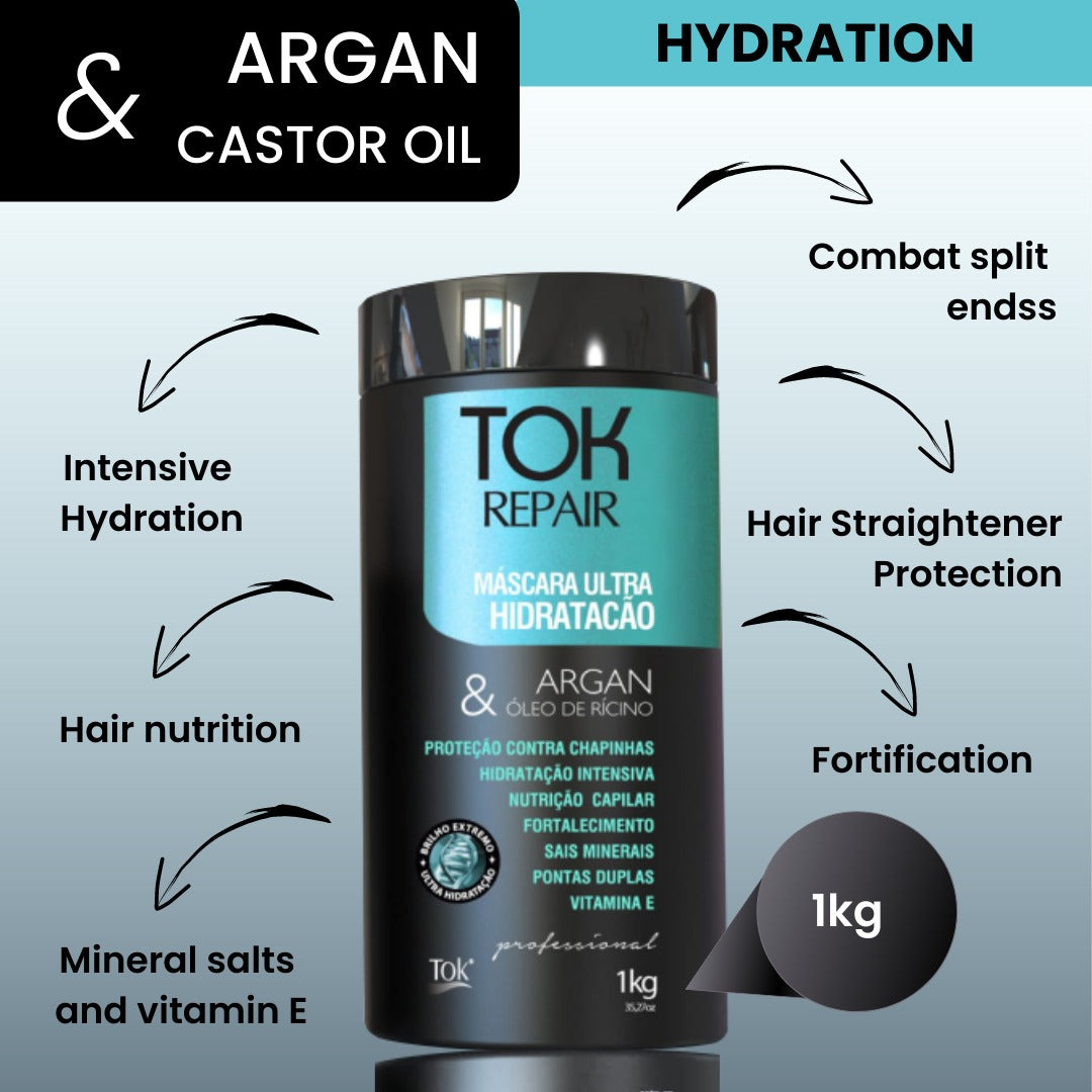 HAIR HYDRATION TOK REPAIR ARGAN & RICINO