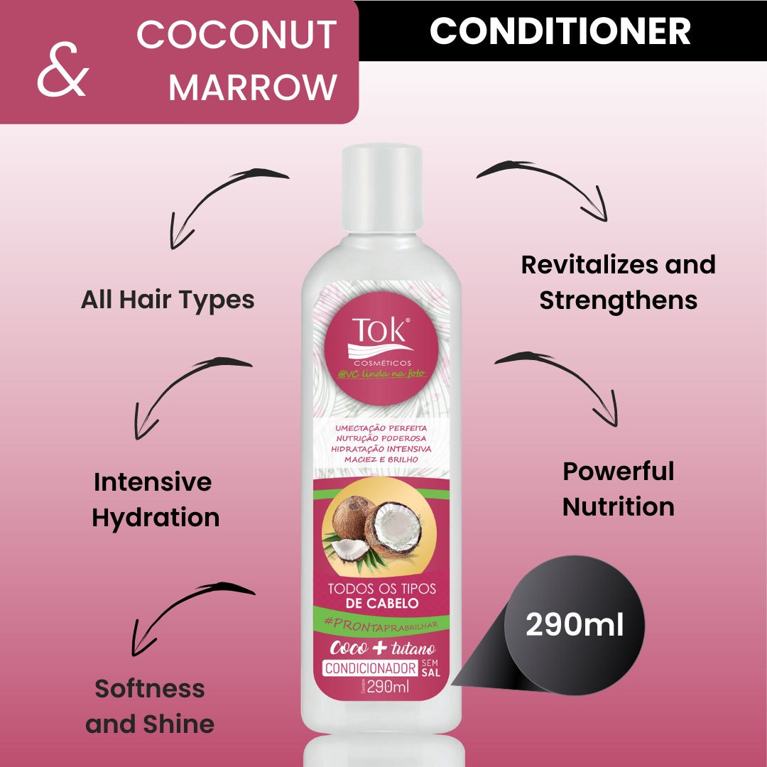 SHAMPOO and CONDITIONER TOK COCONUT & MARROW